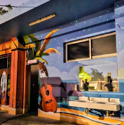 金門市港重劃區、成功海灘及低碳教育館公廁夜光材料及光源設備設置工程